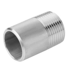 Ниппель двойной нержавеющий AISI 304 ДУ 25 ДУ2 20